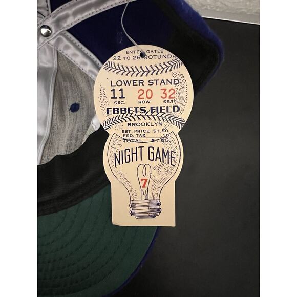 Ebbets Field Flannels Cap UCLA 1939 Fitted Size 7 1/2 New With Tags - Picture 7 of 10